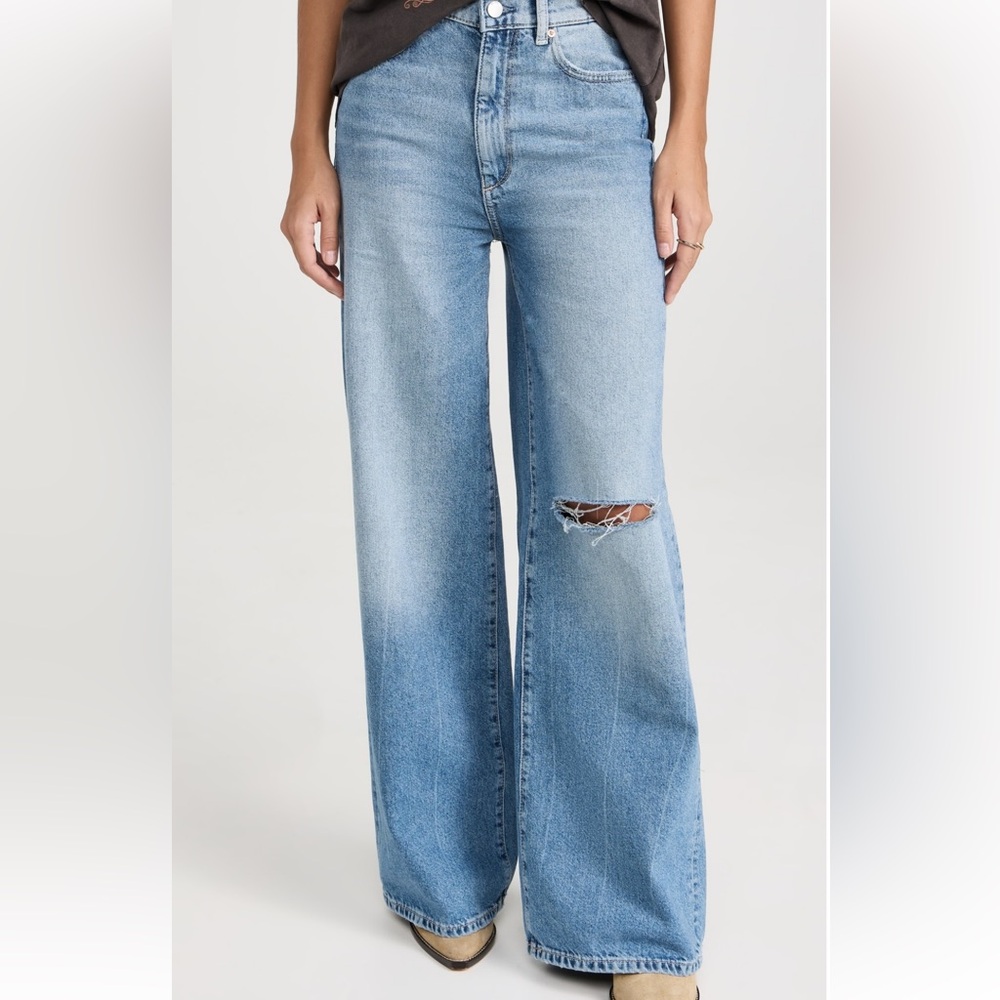 NWOT  DL1961 Hepburn Wide Leg: High Rise Vintage 32' Jeans size 29